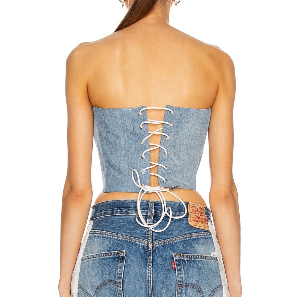 Brand new Sami Miro Vintage denim corset top - Picture 2 of 5